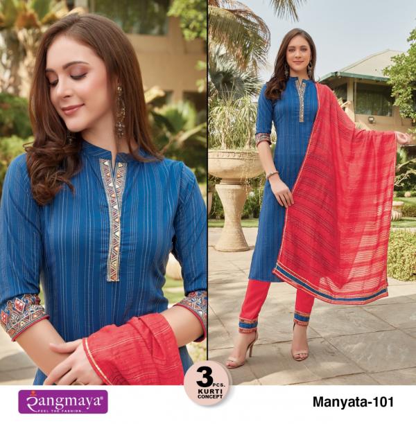 Rangmaya Manyata Festive Wear Readymade Suit